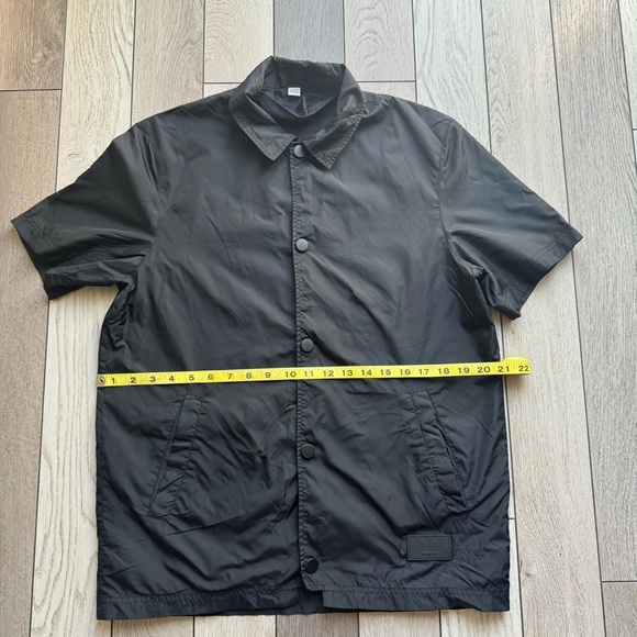 Acne Black Lightweight Shirt Jacket - Picture 6 of 7